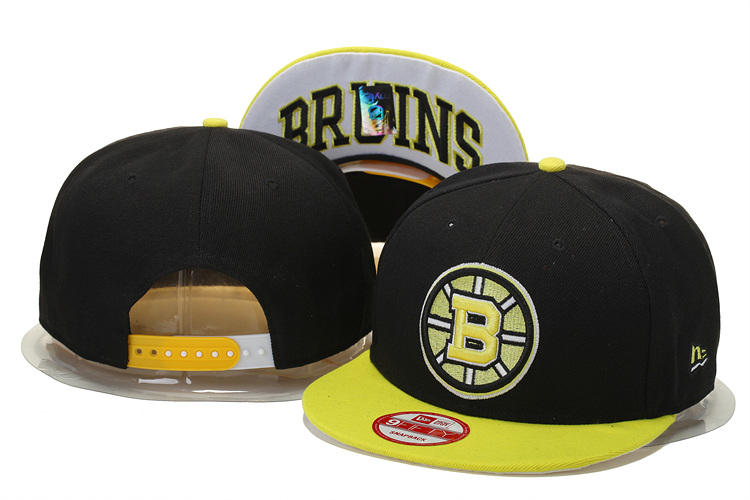 NHL Boston Bruins NE Snapback Hat #03